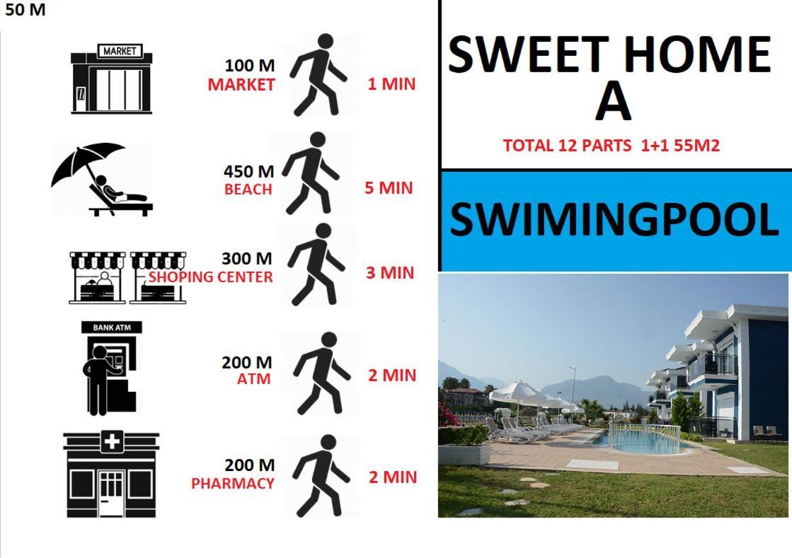 Sweet Home Kemer Apartments エクステリア 写真
